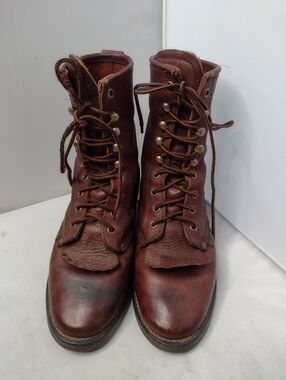 AdTec Women’s Boots Packer Size 8 M Chestnut Brown Oil Tanned Leather